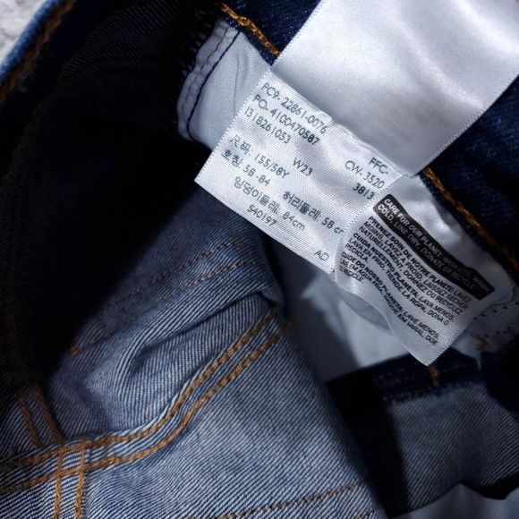 Levi's Wedgie Icon Fit Dark Wash Revolve High Rise Jeans Size 23 new with tags - Picture 7 of 12